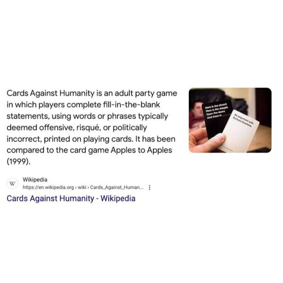 CARDS AGAINST HUMANITY 2nd Expansion Sealed Pack Adult Party Game - Picture 4 of 5